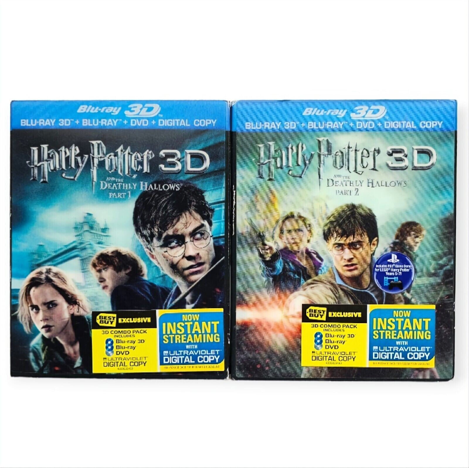 Blu-Ray Harry Potter and the Deathly Hallows Part 1 & 2 - 3D