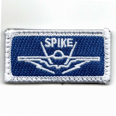 2'' USAF AIR FORCE 62FS F-35 SPIKE FSS BLUE HOOK LOOP EMBROIDERED JACKET PATCH