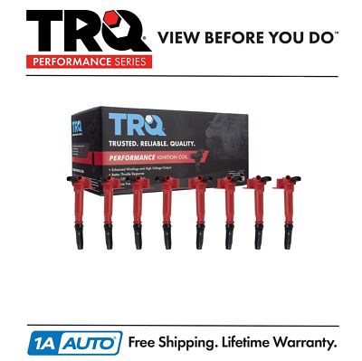 TRQ Performance Ignition Coil Set Kit Fits 2010-2017 Ford
