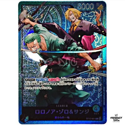 One Piece Card Roronoa Zoro & Sanji  ST12-001 Starter Deck: Zoro & Sanji Japan