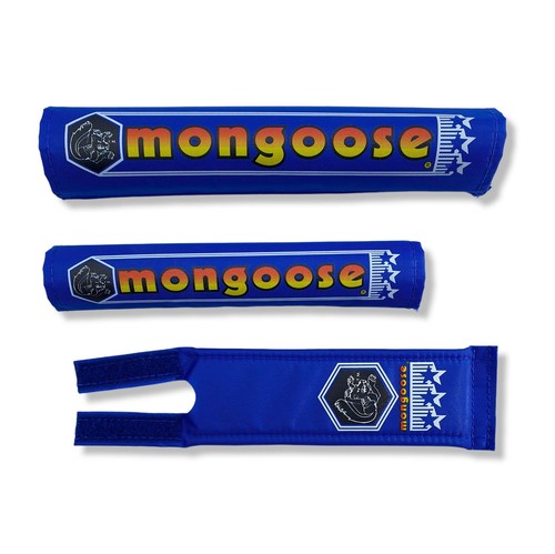 Mongoose Nylon pad set - BLUE 1984-1985 - old school bmx | eBay