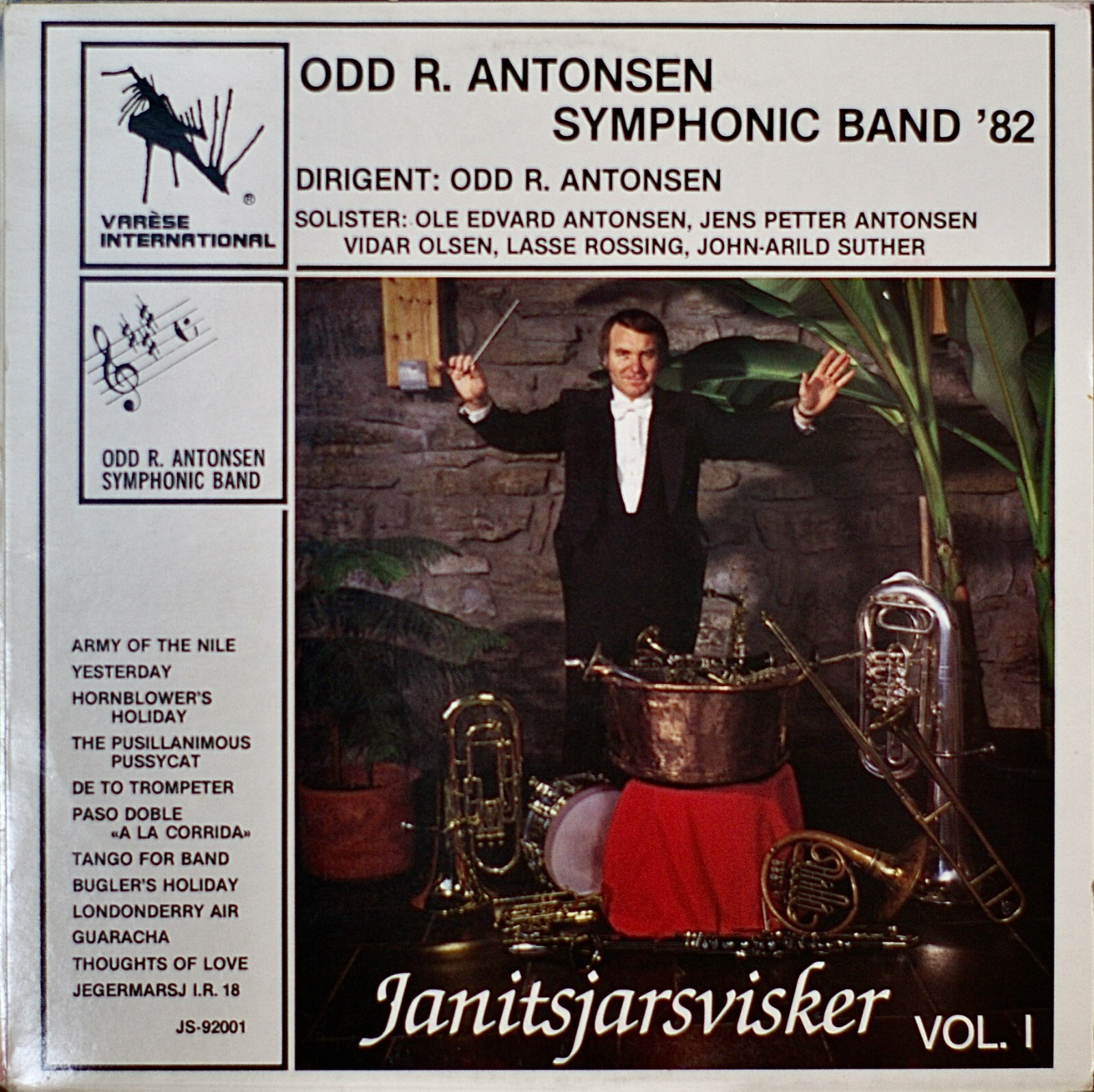 ODD R. ANTONSEN SYMPHONIC BAND '82: Janitsjarsvisker Vol. I