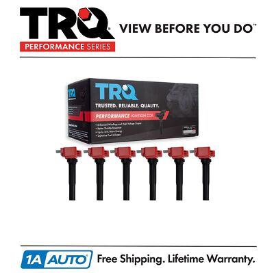 TRQ Performance Ignition Coil Set for Ford F-150 Fusion Edge 2.7L Turbo New