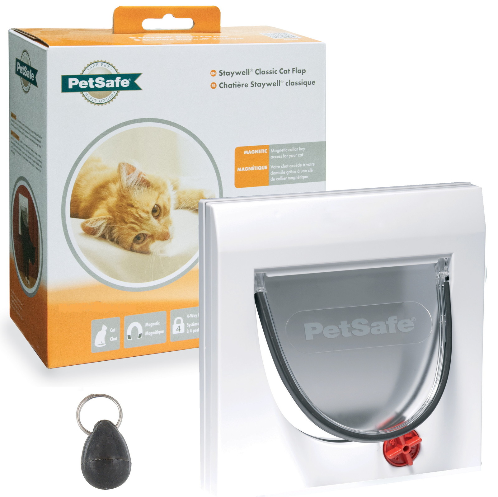 PetSafe Staywell Cat Flap Door 932 & One key 4 way locking