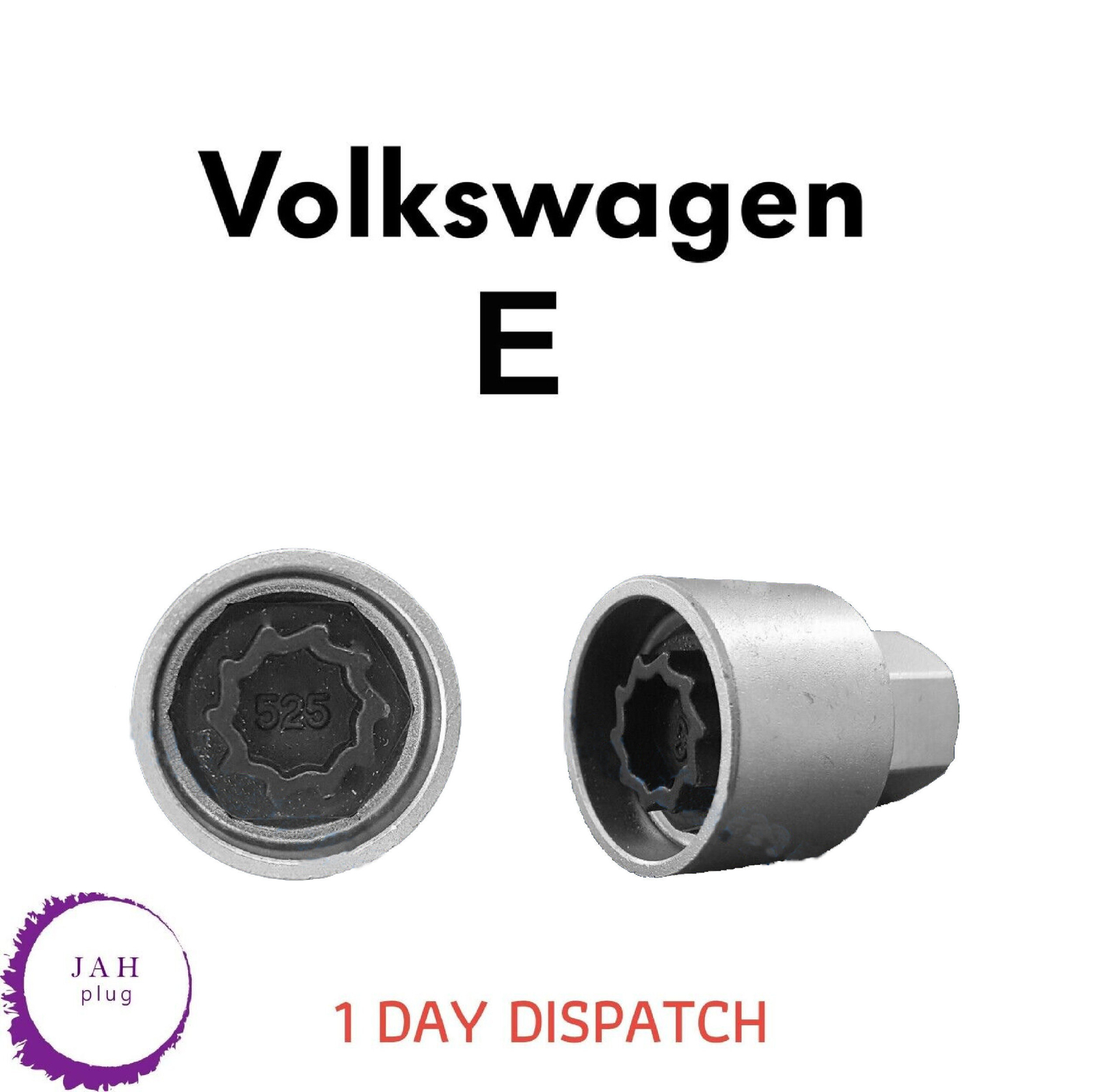 Hauptrad-Sicherheitsbolzenschlüssel mit Diebstahlschutz für Volkswagen Nr. 525, E