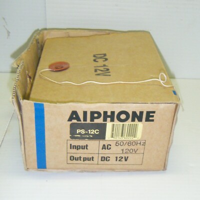 New Aiphone Model PS-12C Intercom Power Supply