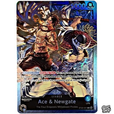 One Piece Card Ace & Newgate ST22-001 Starter Deck: EX Ace & Newgate English