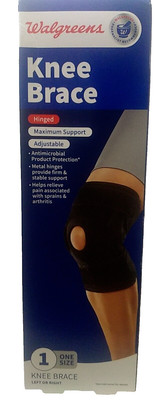 (#178) WALGREENS HINGED KNEE BRACE ONE SIZE
