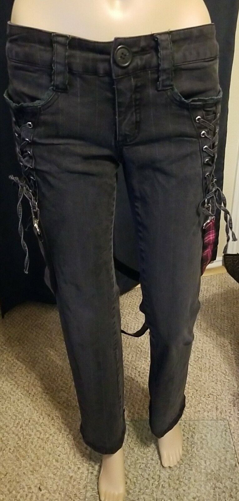 Hot Topic Tripp NYC Black Laced pants! 