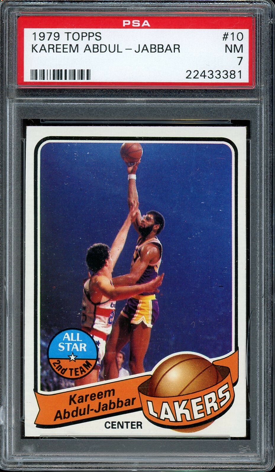 その他 NBA 1975 Kareem Abdul Jabbar PSA7 1975 Topps Kareem Abdul-Jabbar #90 PSA 7 - Triple Double