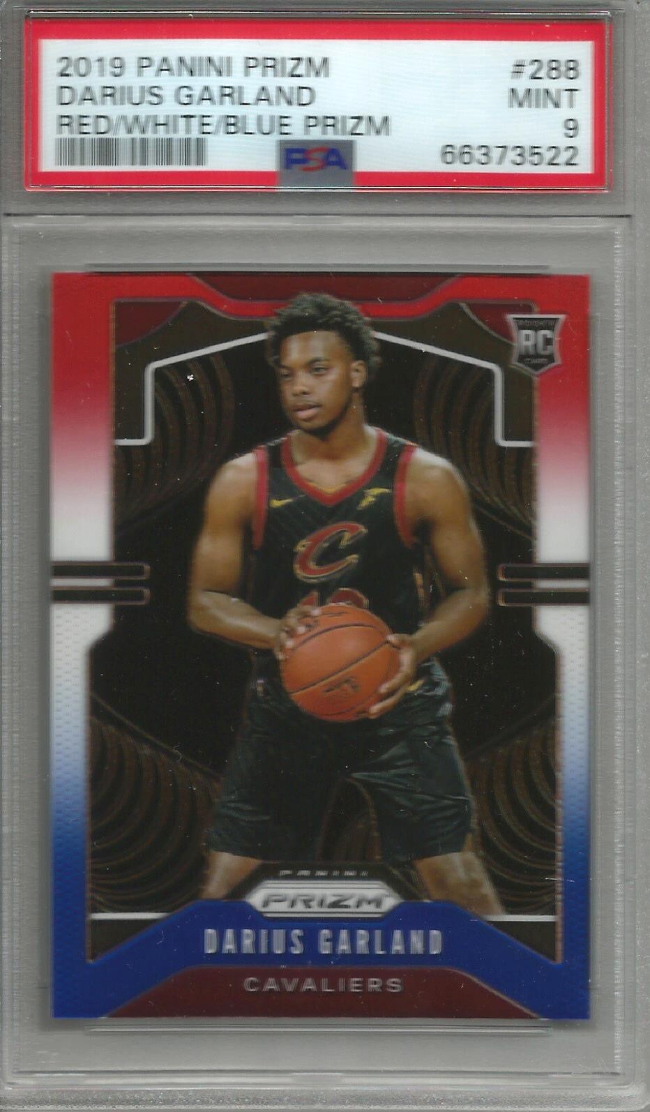 その他 panini SELECT DARIUS GARLAND PRIZM psa9 Darius Garland 19/20 Panini Prizm Red-White-Blue Prizm