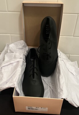 Bloch Black TapFlex Lace Up Tap Shoes Size 9.5 Women's BRAND NEW