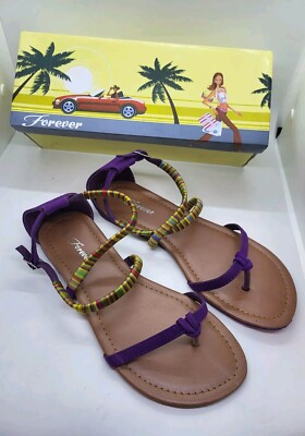Forever Women's Island wear ANIKA-96 Purple Size 9 Comfort Wear