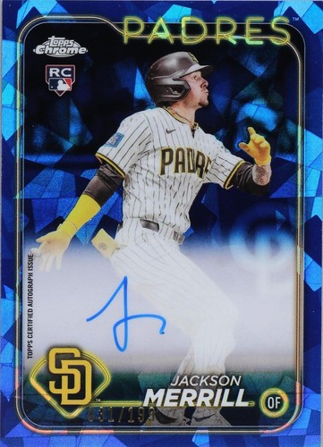 2024 Topps Chrome Sapphire Edition - Jackson Merrill #CSA-JME