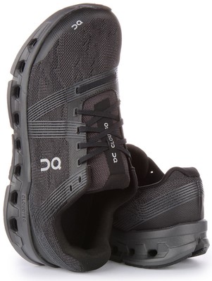 Pre-owned On Running Cloudgo Women Sneakers Black Grey Size Us 5 - 11