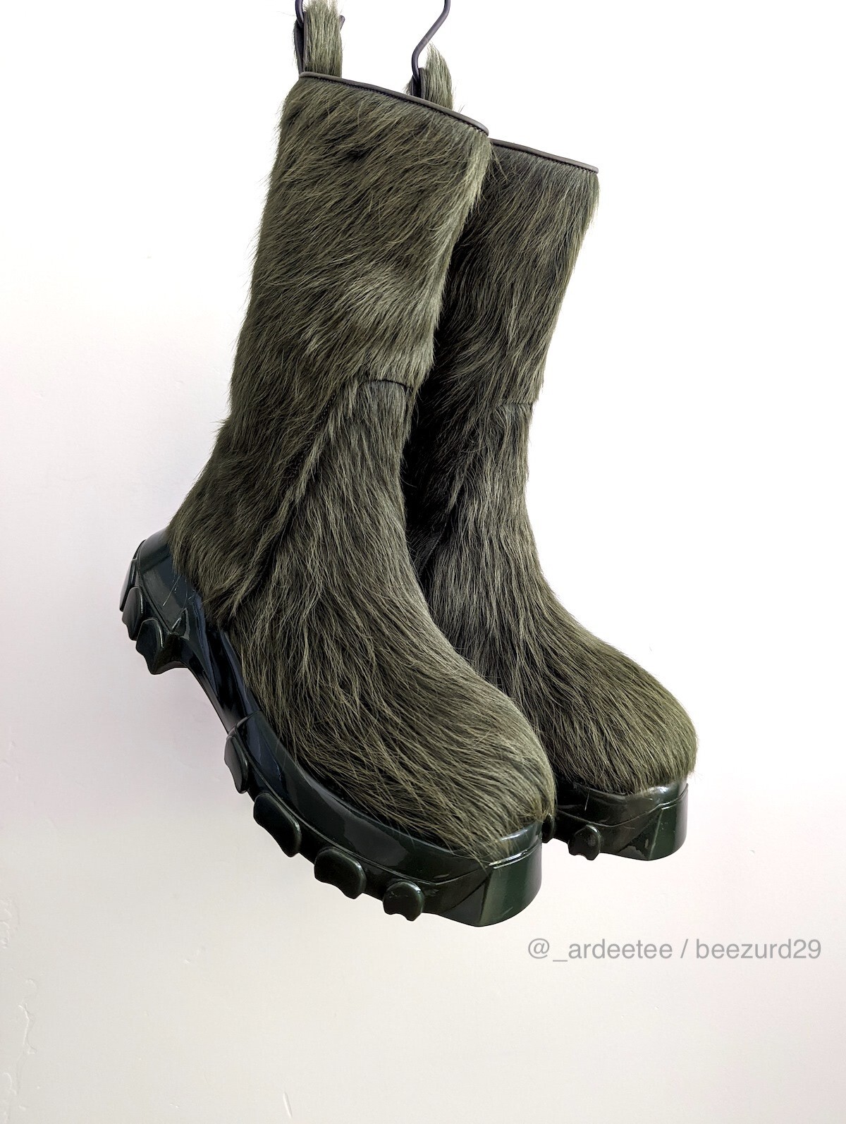 NIB* RICK OWENS 1/1 GRINCH CREEPER BOZO TRACTOR BOOTS FW21 NIB* RICK OWENS 1/1 GRINCH CREEPER BOZO TRACTOR BOOTS FW21