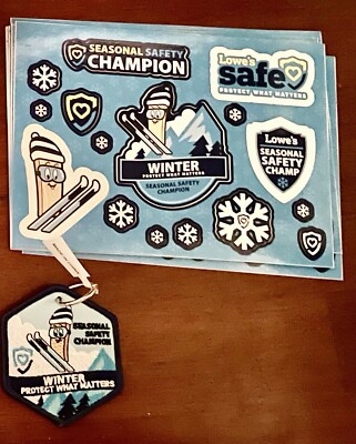 Lowe’s Home Improvement Winter 2025 Safety Celebration Patch