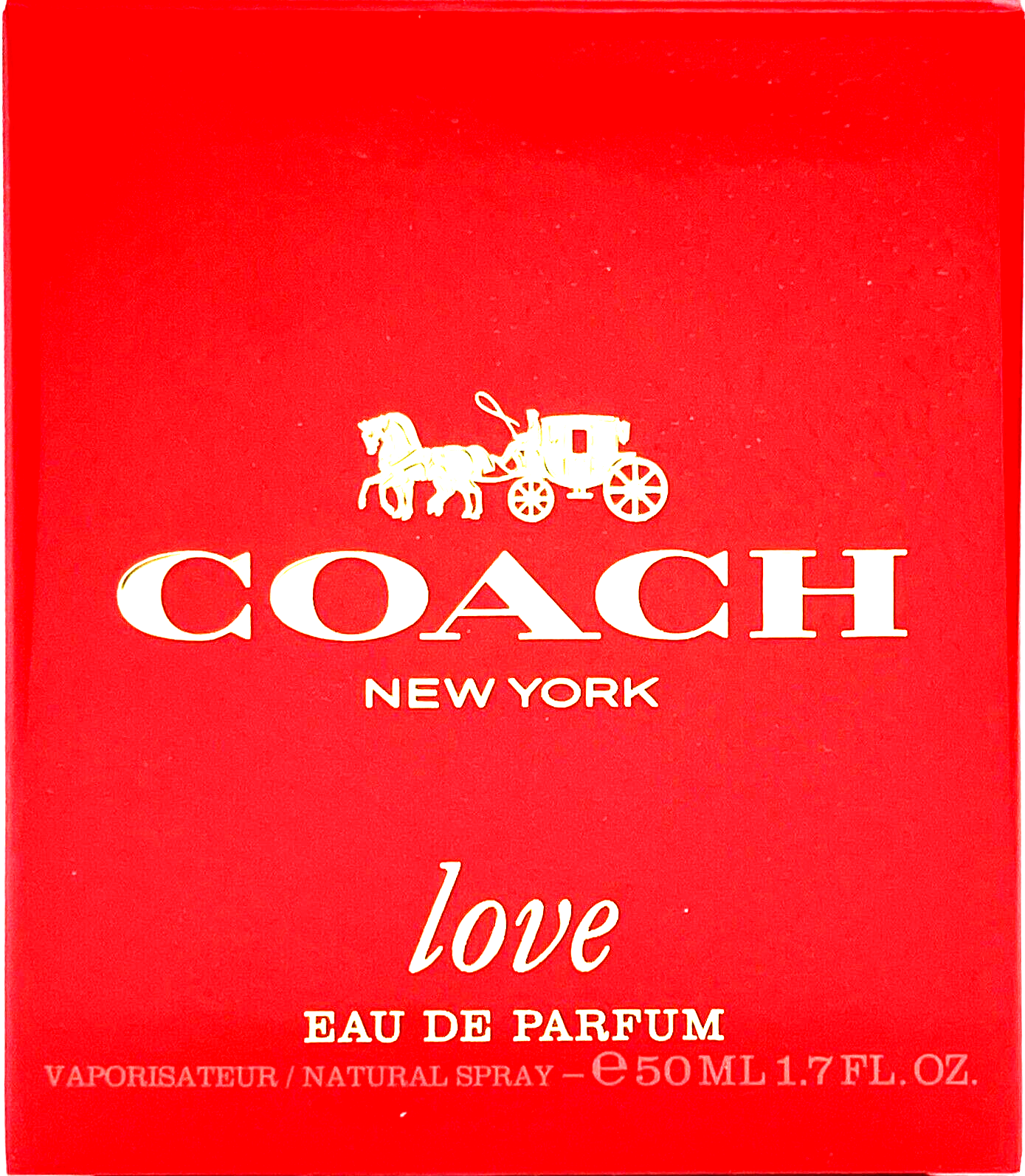 COACH LOVE EAU DE PARFUM SPRAY FOR WOMEN 1.7 Oz / 50 ml