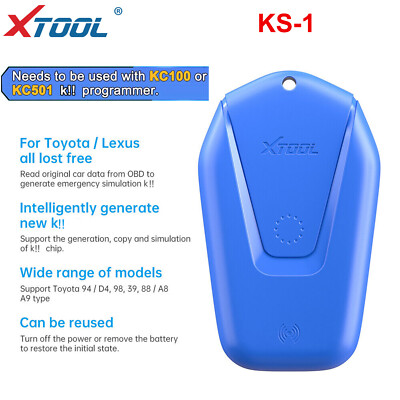 XTOOL KC501 M821 M822 KC100 KS-1 Car Key Programming Tool Work With D8 D9S PAD3