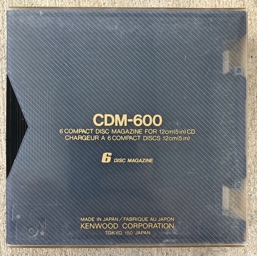 Kenwood CDM-600 6 Disc CD Changer Magazine with sleeve (JVC XC-M75)