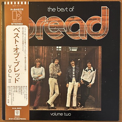 Bread - The Best of Bread Volume Two Japan 12'' Vinyl P-84457E w/Obi + Insert