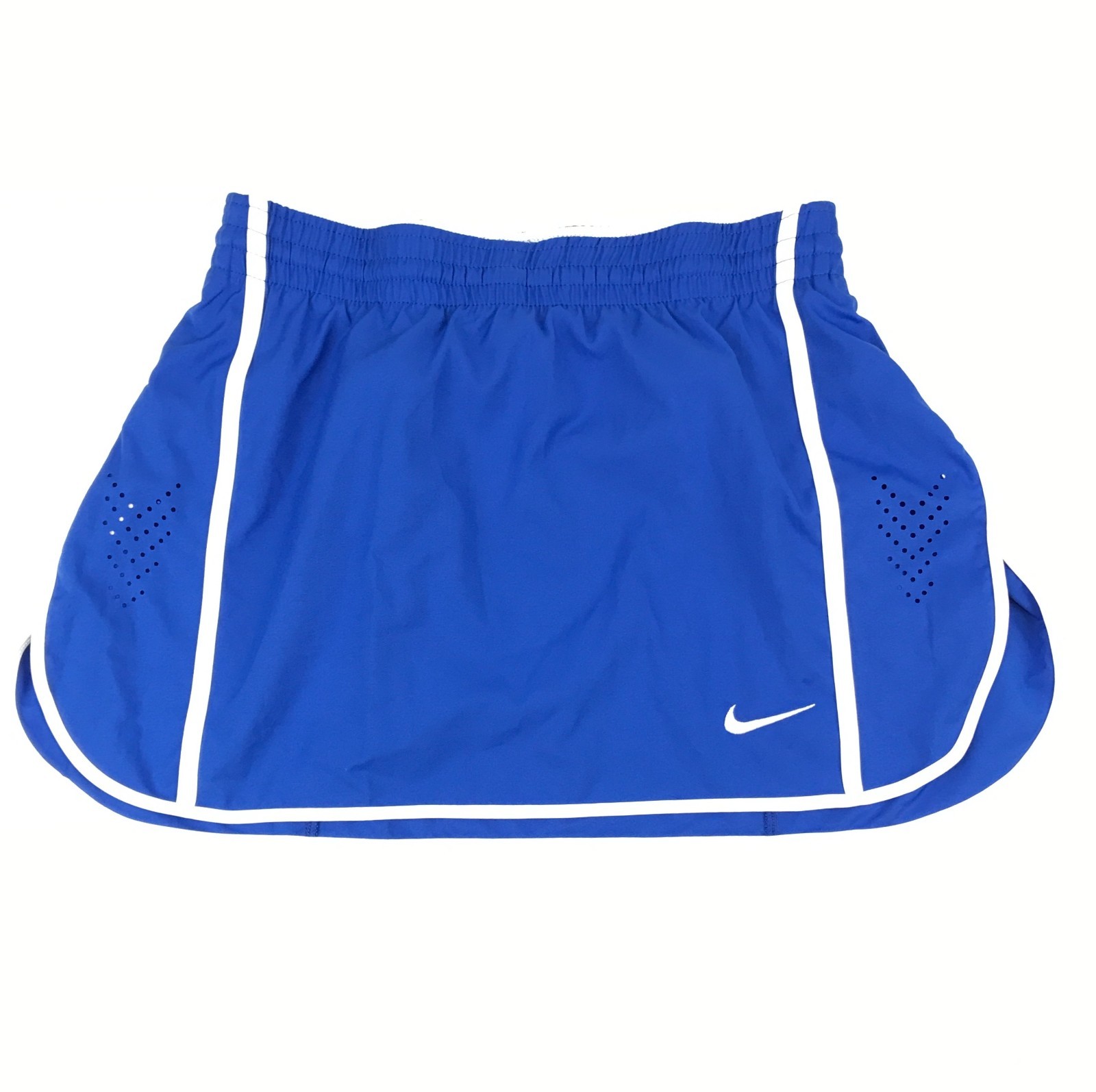 New Nike Women's M Cutback Lacrosse Skirt Kilt Blue / White MSRP 35