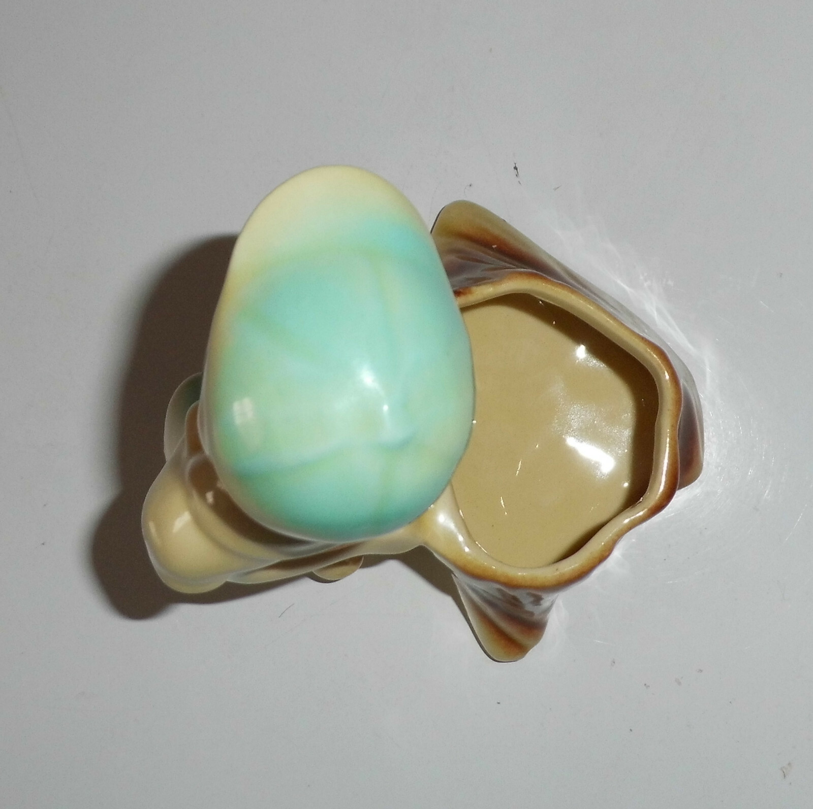 Shawnee 1940s Vintage Dutch Boy Tree Stump Figurine Flower Vase Planter USA 533