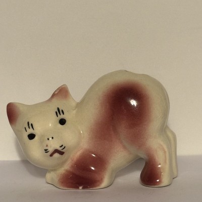 Cat Ceramic Airwick Diffuser/Planter 3'' Tall 4'' Wide VTG