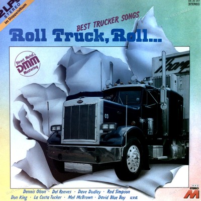 Various - Roll Truck. Roll... - Best Trucker Songs Germany 2LP (VG+) '