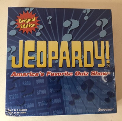 Jeopardy Board Game 2005 Original Edition By Pressman New Sealed