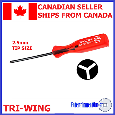 Triwing Tri wing Screwdriver for Nintendo Wii Gameboy GBA DS DSI