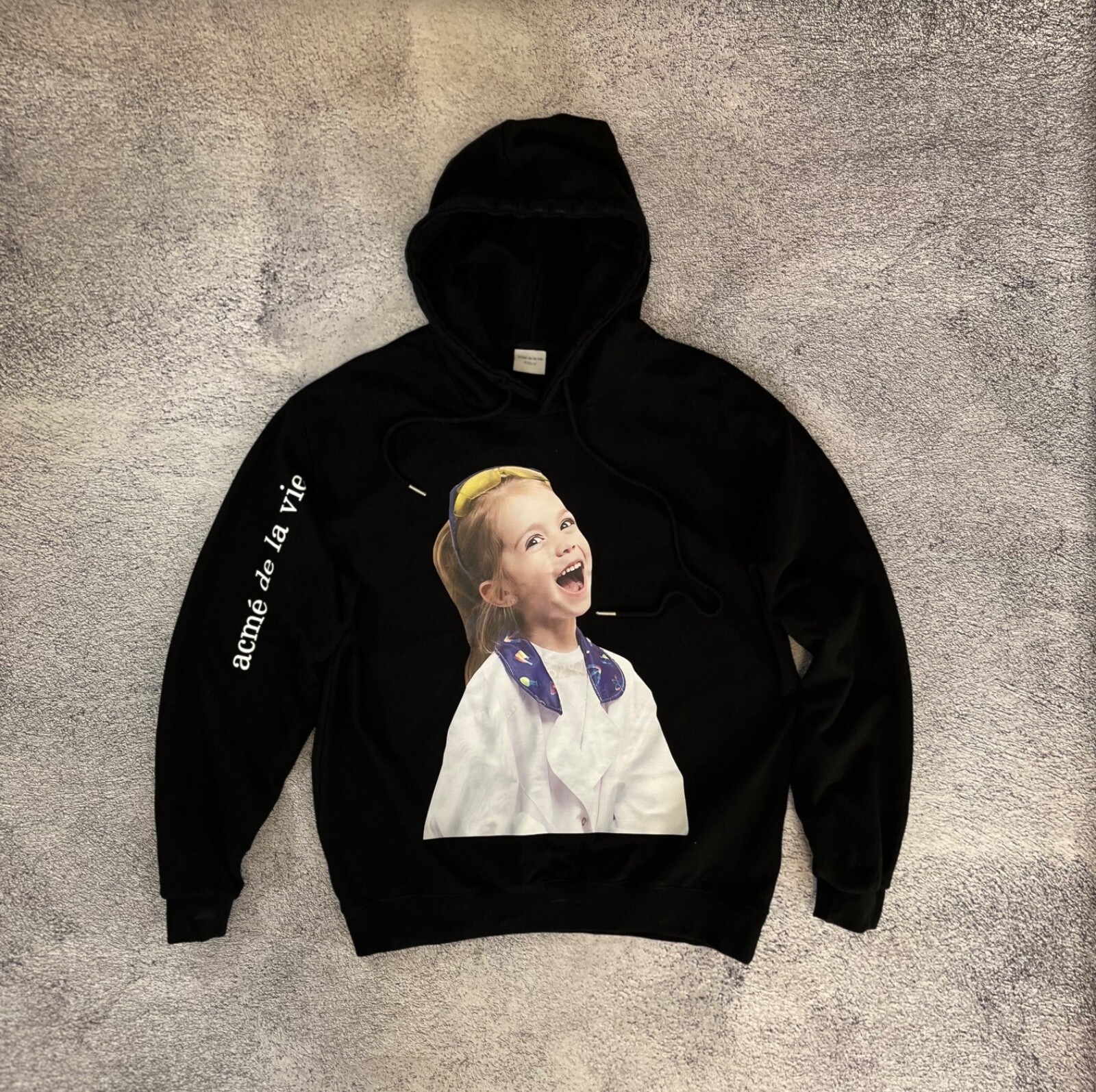 ★acme de la vie★ ADLV BABY FACE HOODIE BLACK BUBBLE ADLV-2 Acme De La Vie ADLV Unisex Hoodie Baby Face Size 2 | eBay