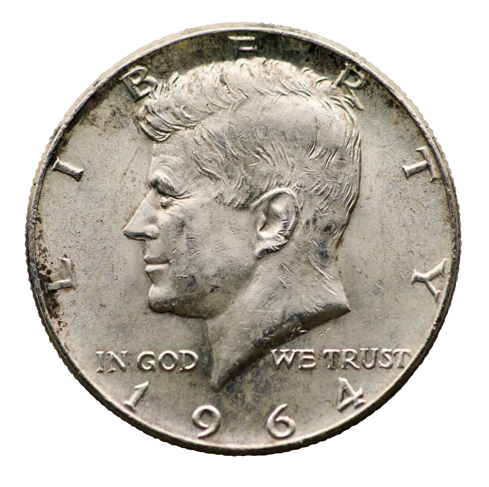 1964-P Kennedy Half Dollar BU - 90% Silver - 0.3617 Troy oz