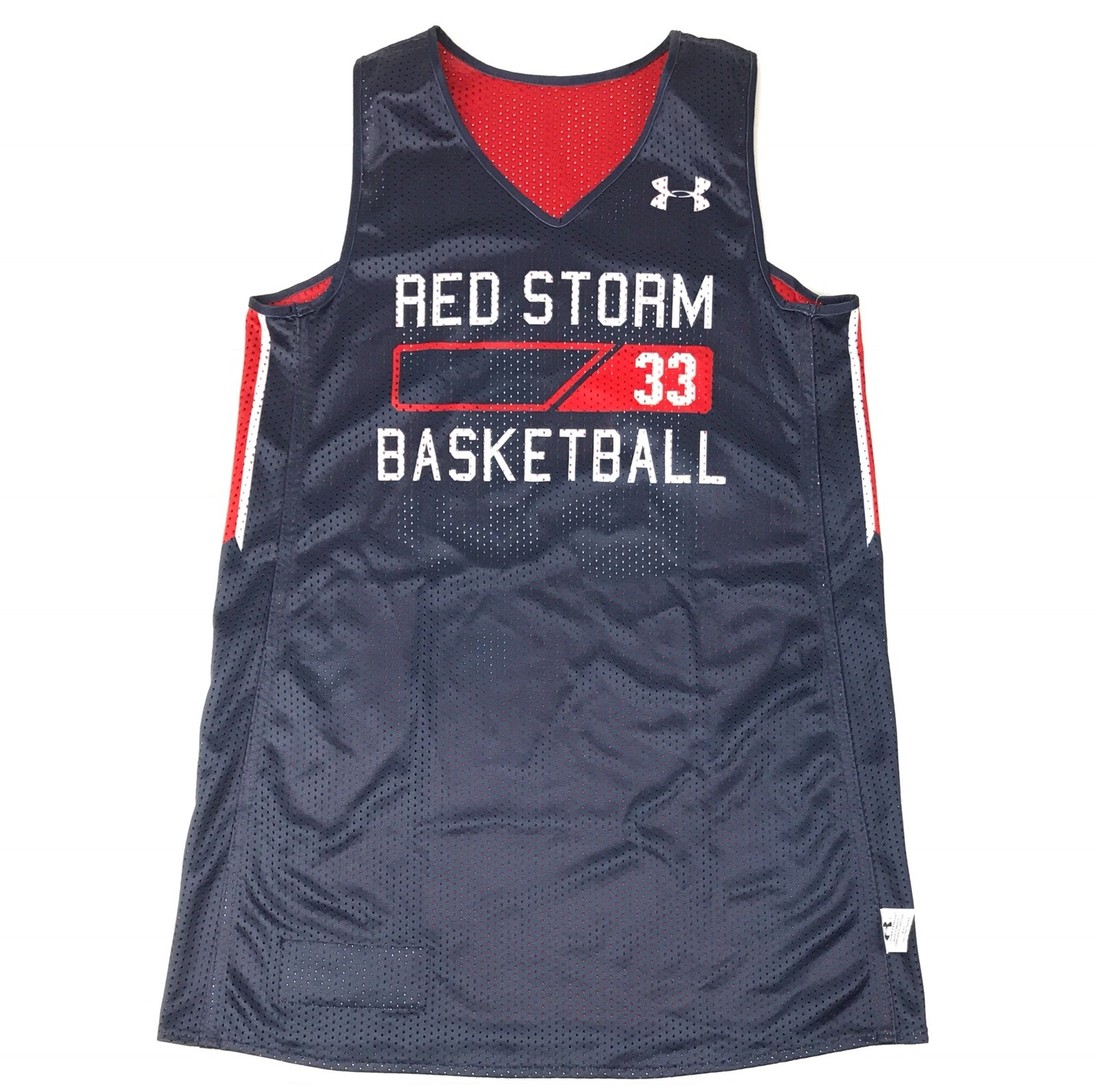 New Under Armour Red Storm Mesh Basketball Jersey Women's Small