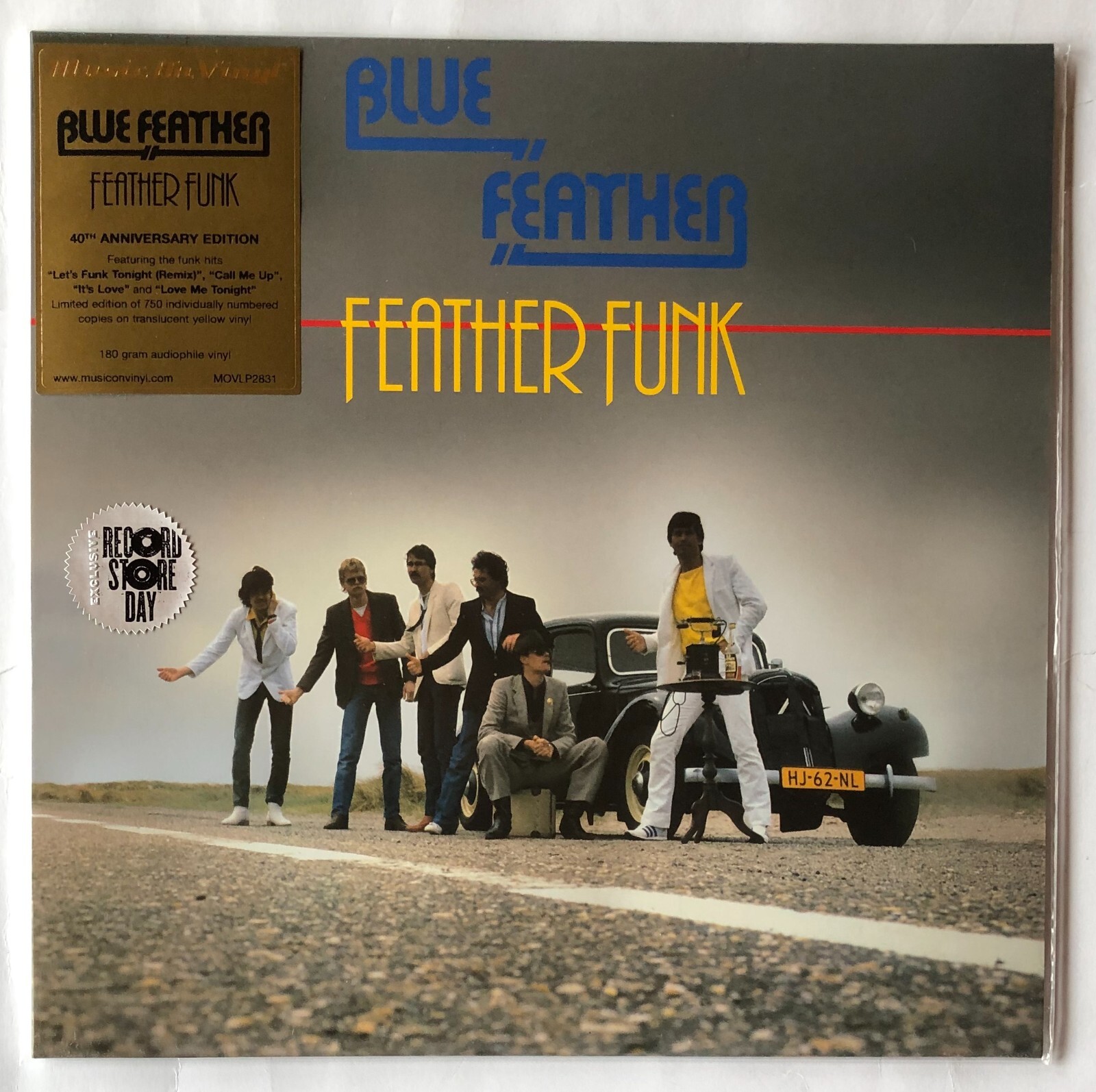 Blue Feather Feather Funk Yellow Vinyl Record New Sealed