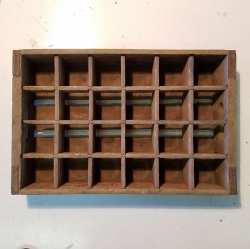 1946 Dr. Pepper Vintage Wooden Soda Pop 24 Bottle Crate Carrier Box case wood 46