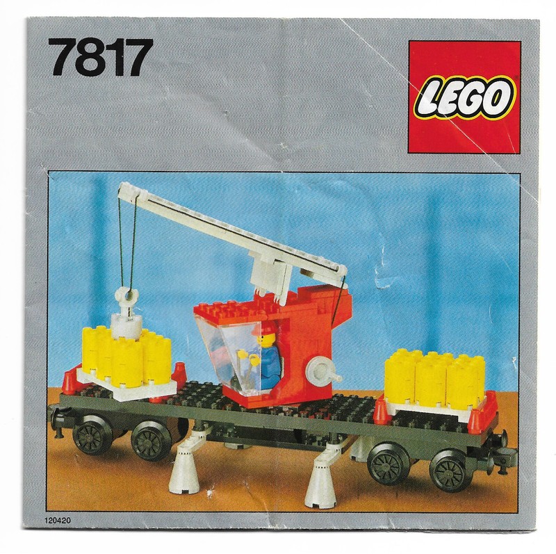 Lego  7817  Bauanleitung Eisenbahn 12v    No Bricks