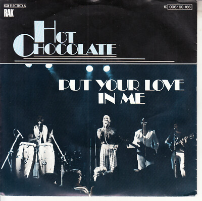 HOT CHOCOLATE Put Your Love In Me & Let Them Be The Judge PICTURE SLEEVE 45 NEW 