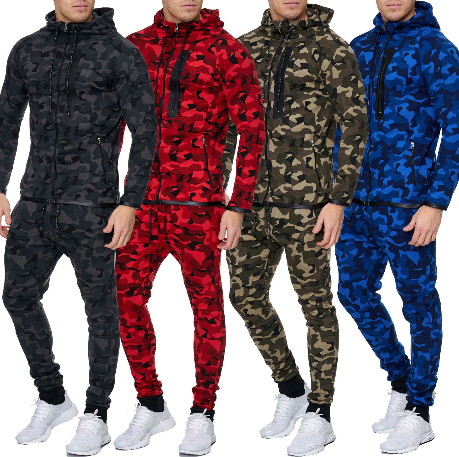 Jogging Suit Sports Suit Fitness Camouflage Army Jogging Pants Men's eBay