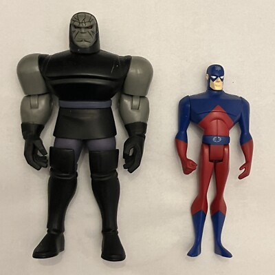 Lot Of 2 JLU Figures ATOM and DARKSEID Justice League Unlimited JLA New Gods