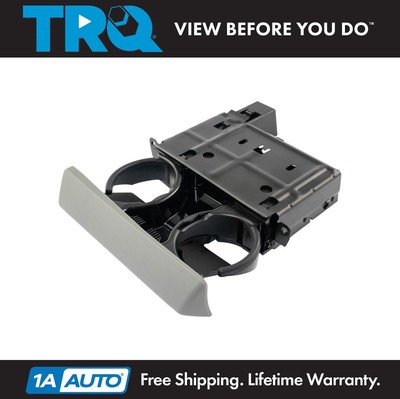 TRQ Front Dash Mounted Flint Cup Holder Assembly for Ford Pickup Truck New