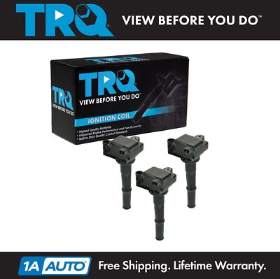 TRQ Engine Ignition Coil Set of 3 for 4Runner T100 Tundra Tacoma Pickup 3.4L