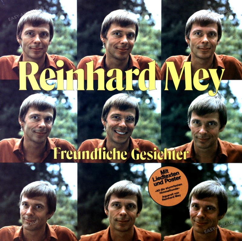 Reinhard Mey - Freundliche Gesichter Lp 1981 (Vg+/Vg+) '