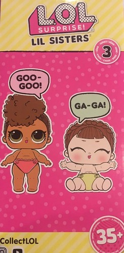 LOL SURPRISE DOLLS SERIES 3 WAVE 1 LIL SISTERS FULL BOX CASE DISPLAY 24 BALLS