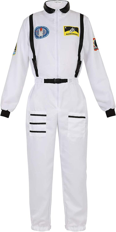 Womens Astronaut Costume Adult Space Suit (Same Day - Fast 🆓 Shipping 🎁📦🚀)