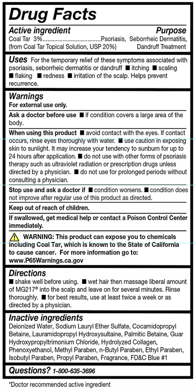 Dandruff Shampoo, 3% Coal Tar, 8 Oz Tube