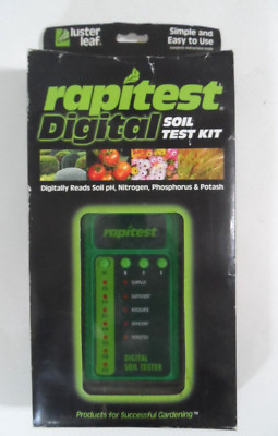 NEW/OPEN BOX - Luster Leaf Rapitest Digital Soil Test Kit