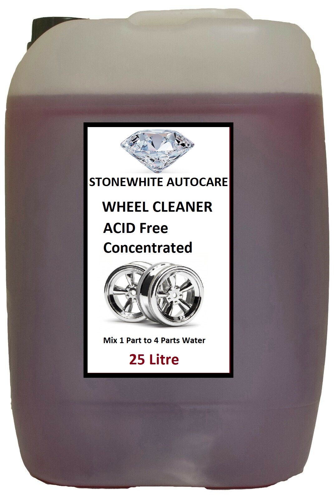 Acid Free Alloy Wheel Cleaner/Aluminium Brake Dust Cleaner Concentrated