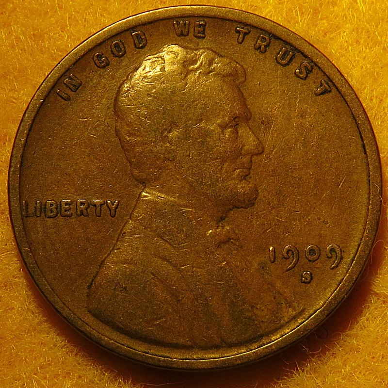1909-s VDB Lincoln Wheat Cent with sharp details. Rare key