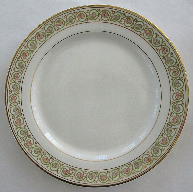 French Limoges Bawo & Dotter (1920-32) Elite Works Bwd35 Pink Salad Plate 7 3/4
